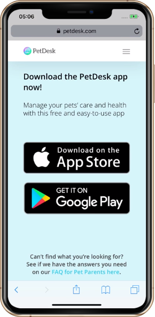 petdesk-app-phone petdesk-app-phone